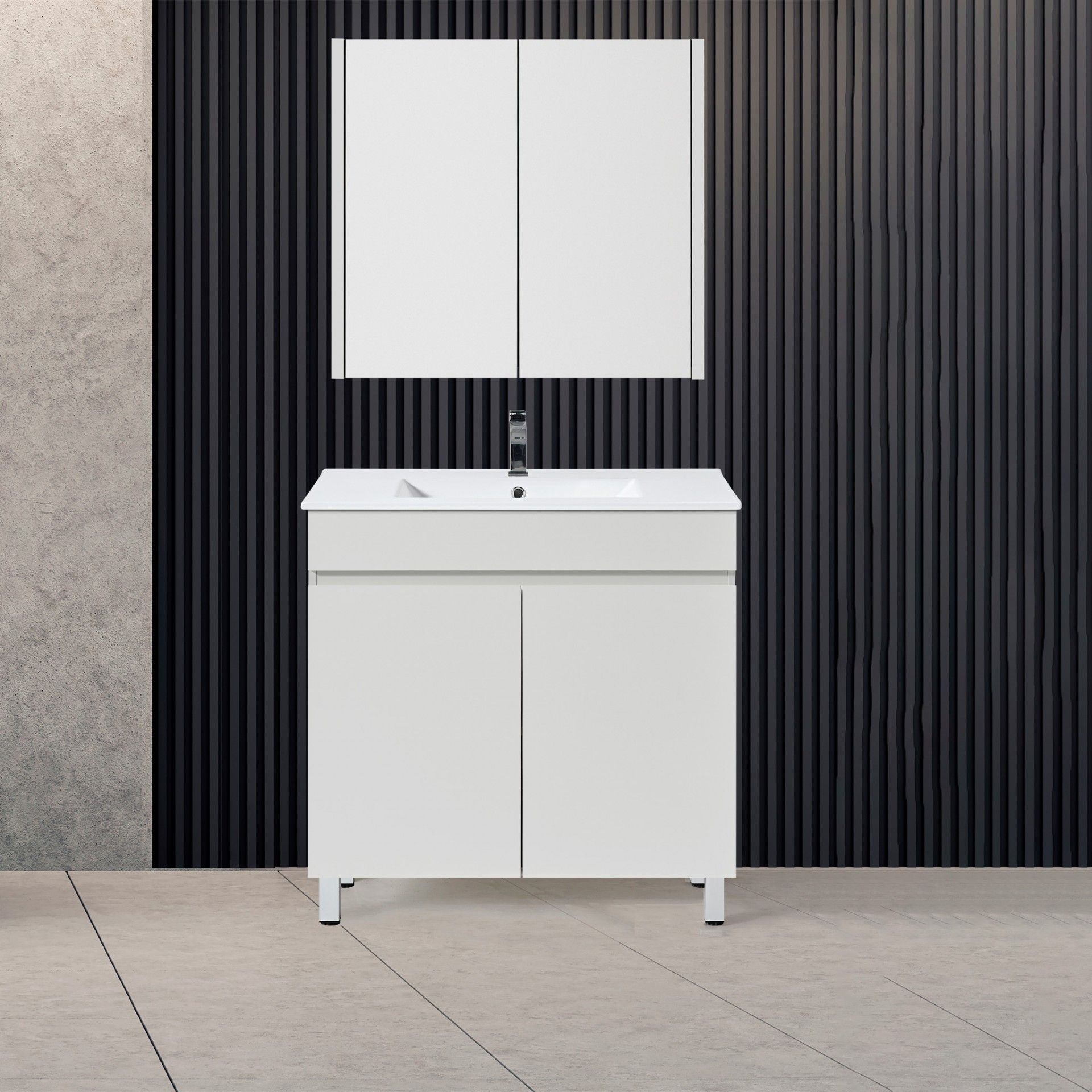 Meuble WC Key 80 avec lavabo