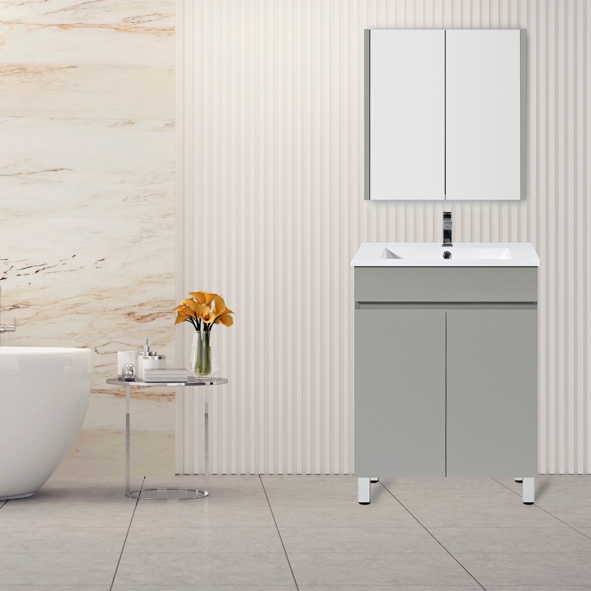 Meuble WC Key 60 avec lavabo