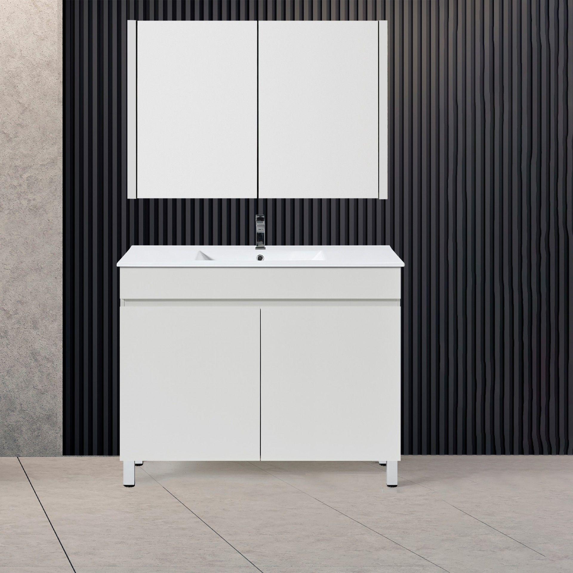 Meuble Key 100 WC avec lavabo