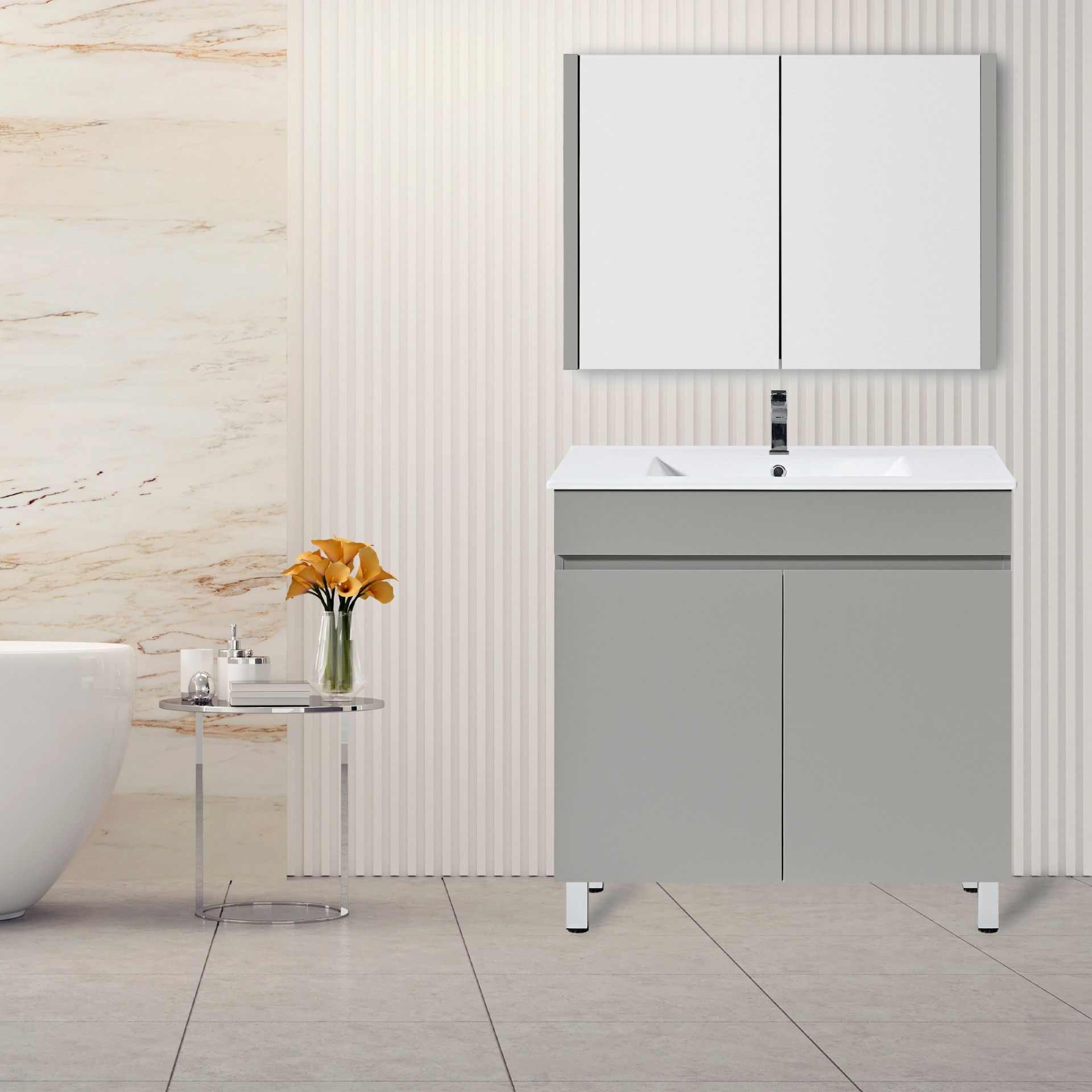 Meuble WC Key 80 avec lavabo