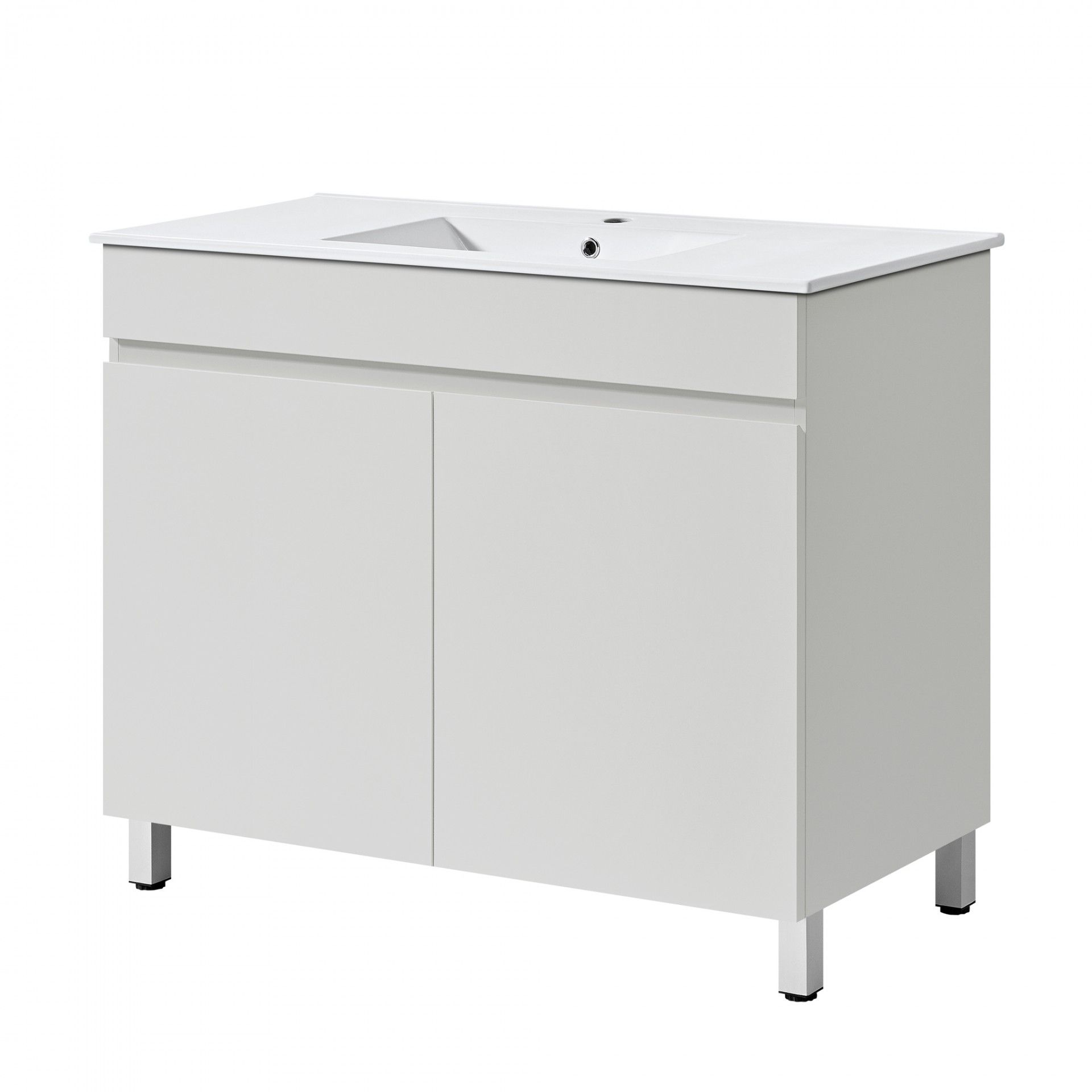 Meuble Key 100 WC avec lavabo