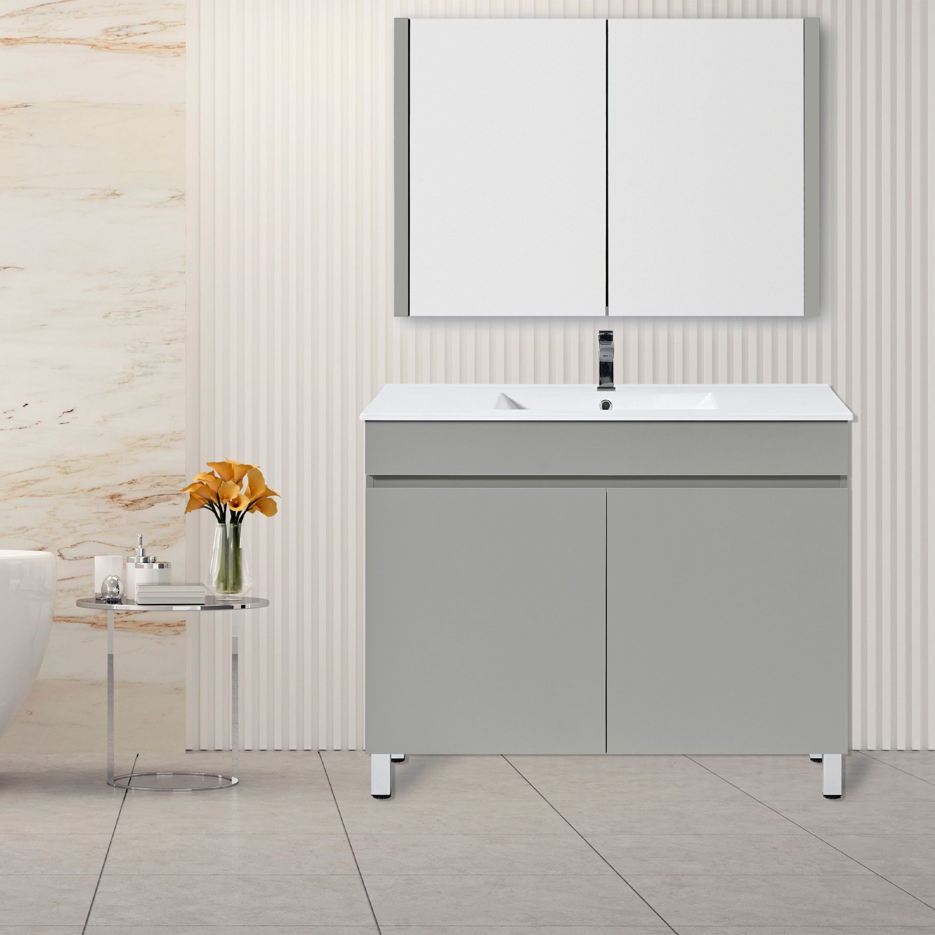 Meuble Key 100 WC avec lavabo