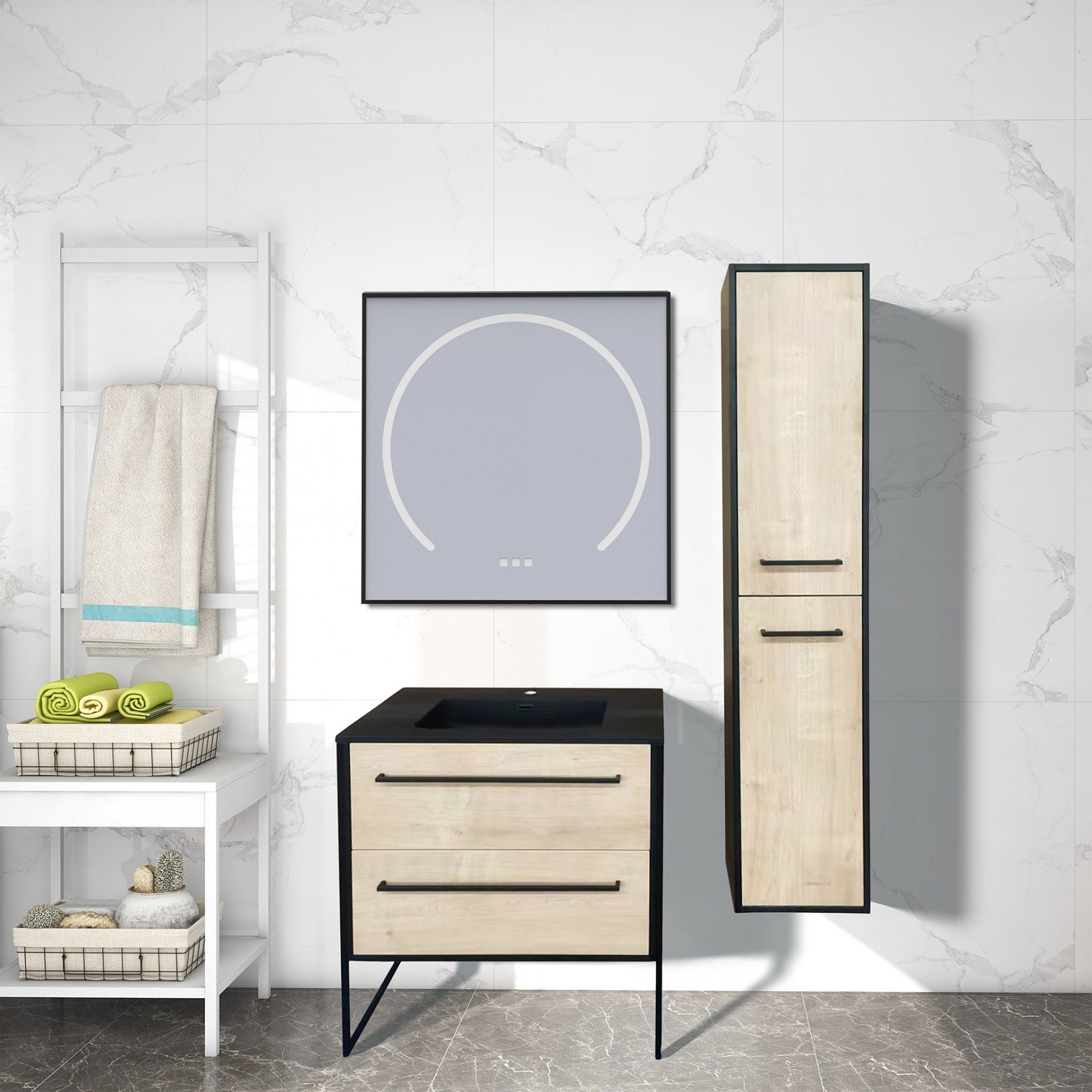 Meuble WC Prime avec lavabo