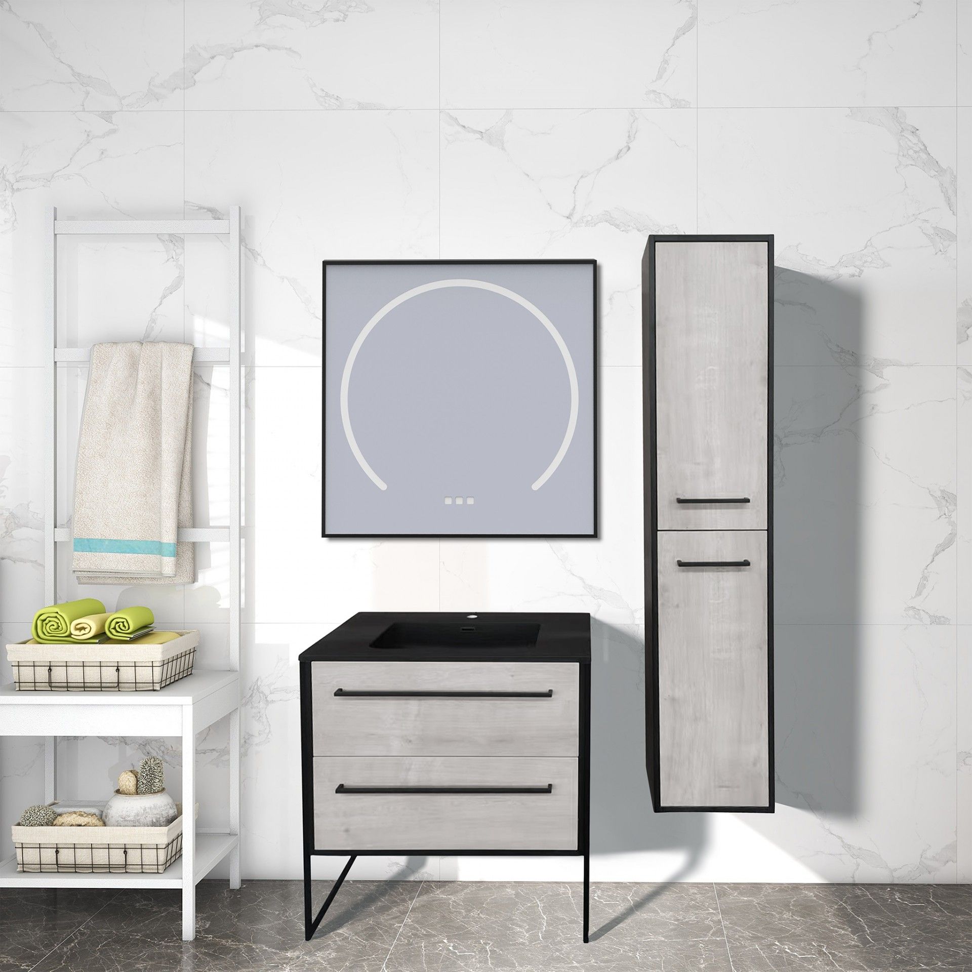 Meuble WC Prime avec lavabo