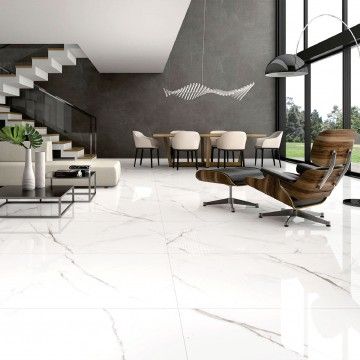 Porcelánico Rectificado Streightex Blanco Carrara 60x60 Porcelánico Rectificado Streightex Blanco Carrara 60x60