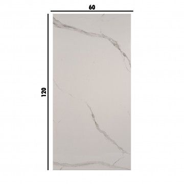Porcelánico Rectificado Streightex Blanco Carrara 60x120 Porcelánico Rectificado Streightex Blanco Carrara 60x120