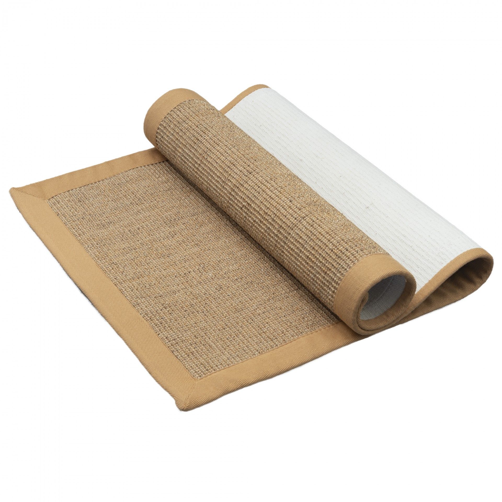 Jute Rug with Cotton Edge