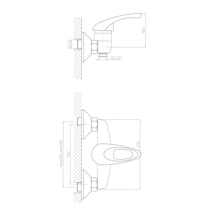 Mitigeur de douche Palma Mitigeur de douche Palma