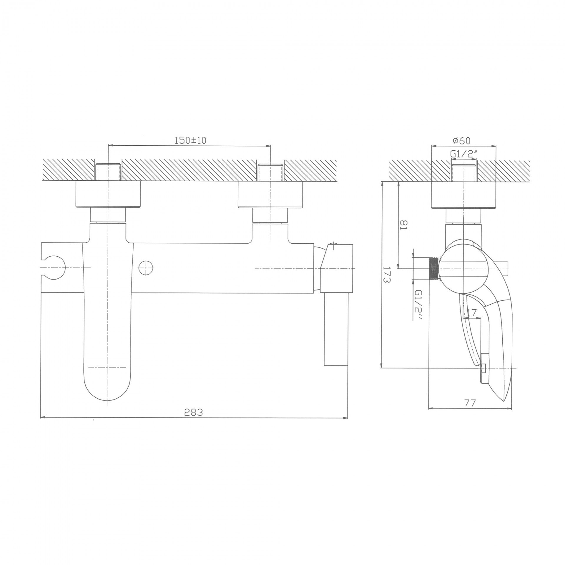 Misturadora de Banheira Hera