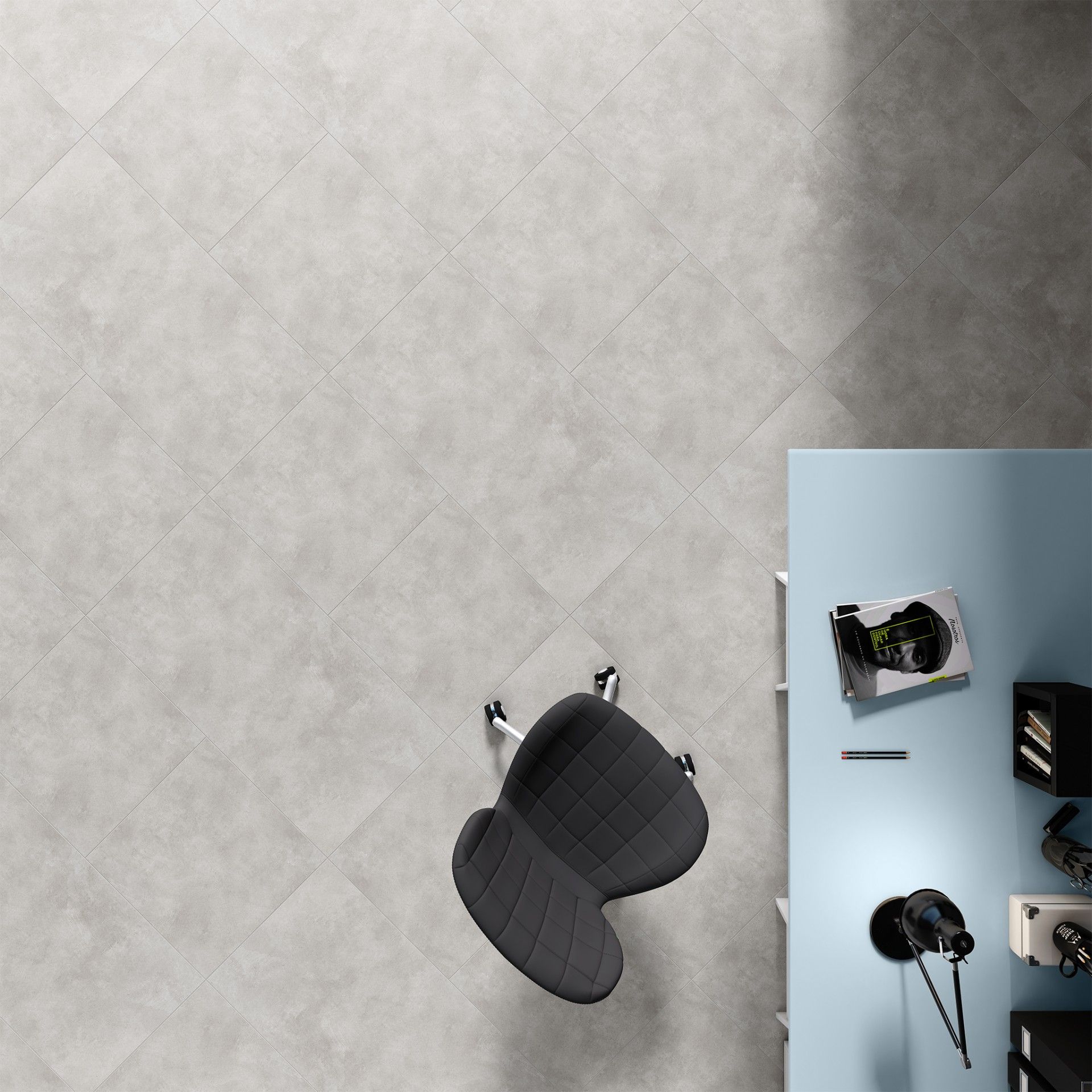 Rectified Porcelain Cool Gray 60x120