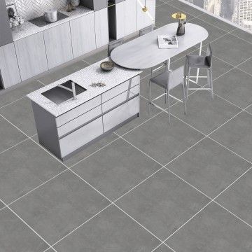 Rectified Porcelain Cool Gray Grafite 60x120 Rectified Porcelain Cool Gray Grafite 60x120