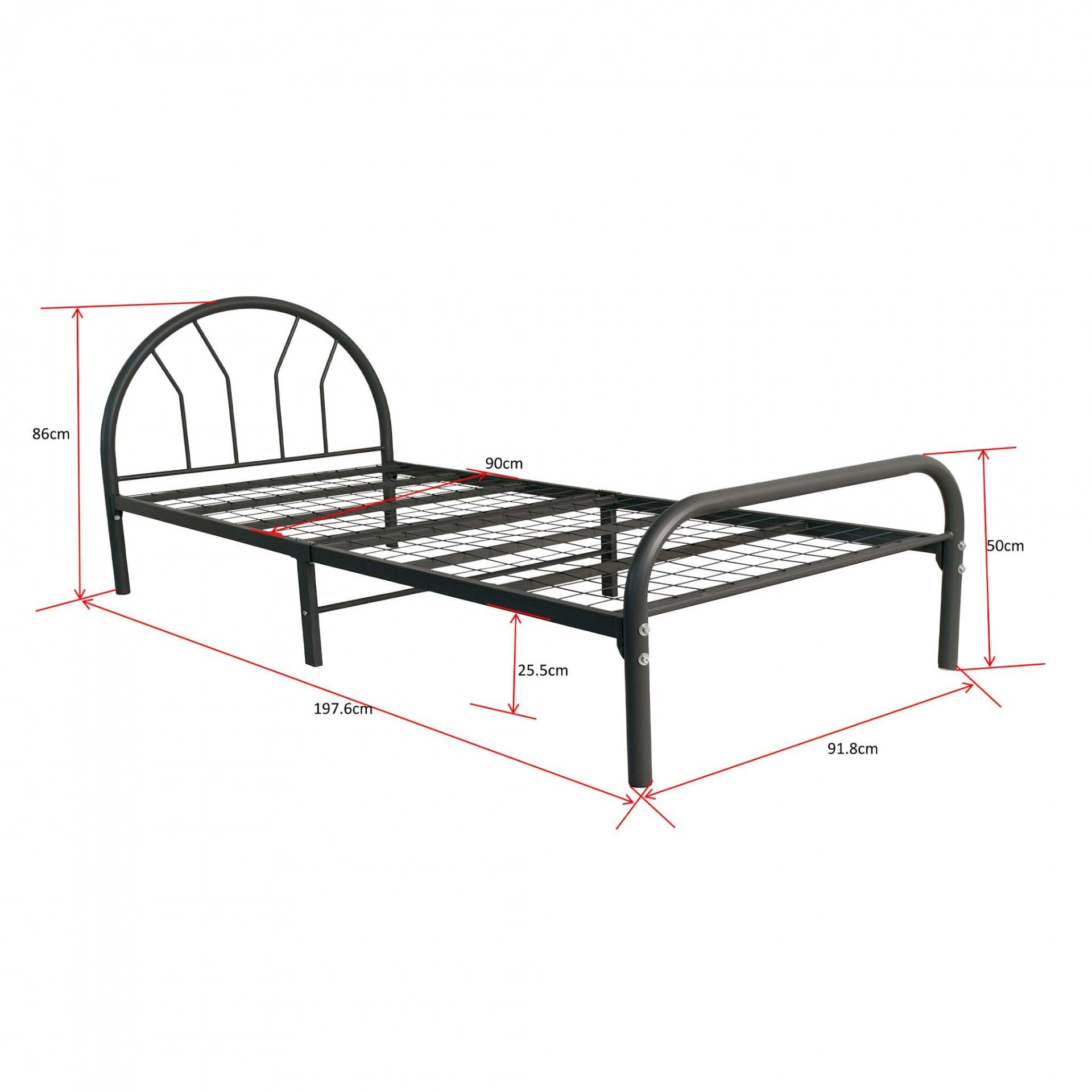 Amélie Metallic Bed