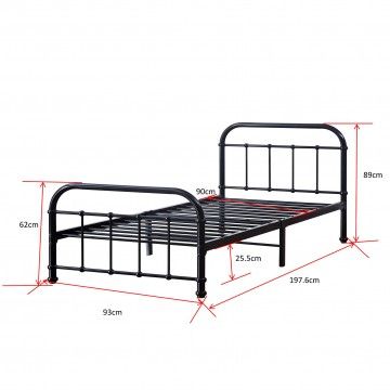 Anne Metallic Bed Anne Metallic Bed
