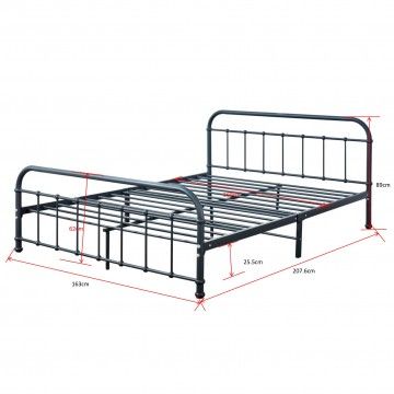Marie Metallic Bed Marie Metallic Bed