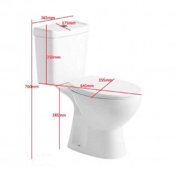 Bologna Compact Toilet with Tank and Soft Close Top Bologna Compact Toilet with Tank and Soft Close Top