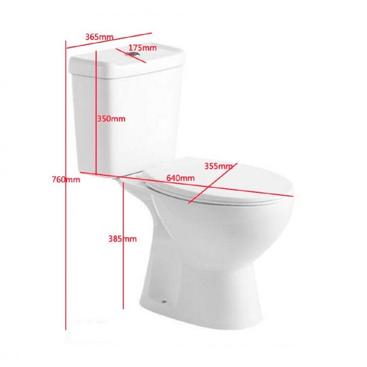Bologna Compact Toilet with Tank and Soft Close Top Bologna Compact Toilet with Tank and Soft Close Top