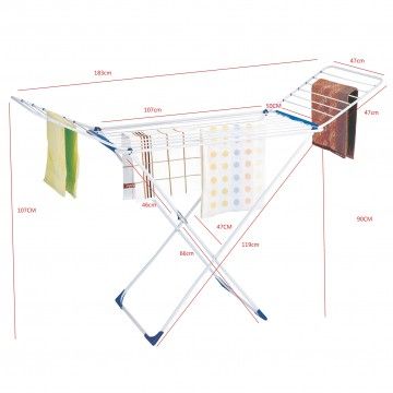 Drying rack Tenerife with flaps 18Mt