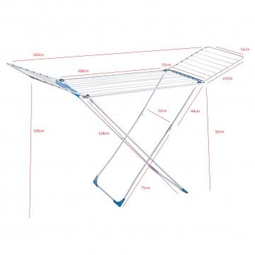 Drying rack Menorca with flaps 20Mt