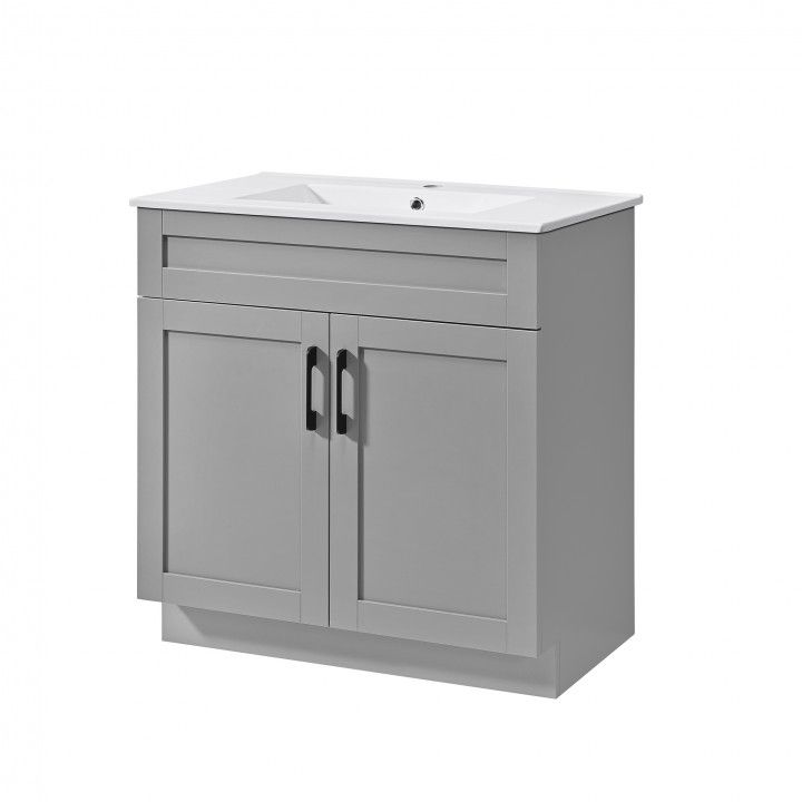 Lorena WC cabinet with washbasin Lorena WC cabinet with washbasin