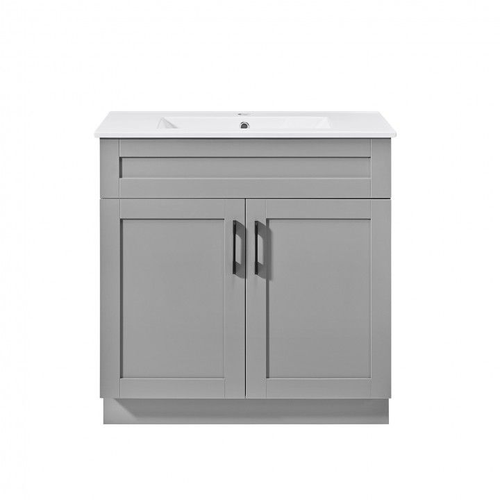 Lorena WC cabinet with washbasin Lorena WC cabinet with washbasin