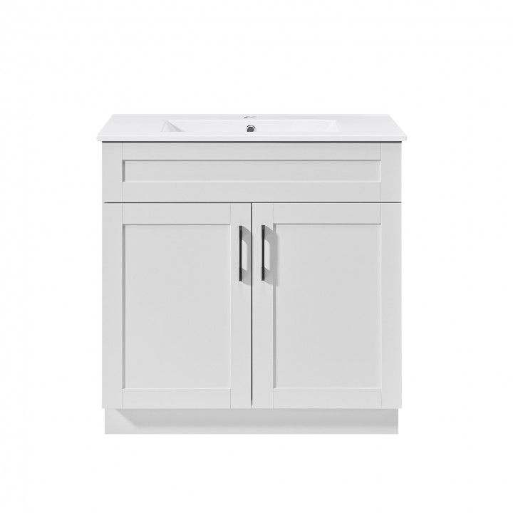 Lorena WC cabinet with washbasin Lorena WC cabinet with washbasin