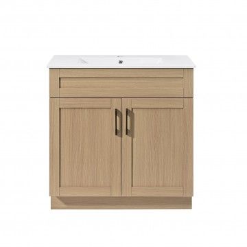 Lorena WC cabinet with washbasin Lorena WC cabinet with washbasin