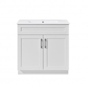 Lorena WC cabinet with washbasin Lorena WC cabinet with washbasin