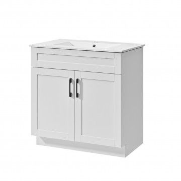 Lorena WC cabinet with washbasin Lorena WC cabinet with washbasin