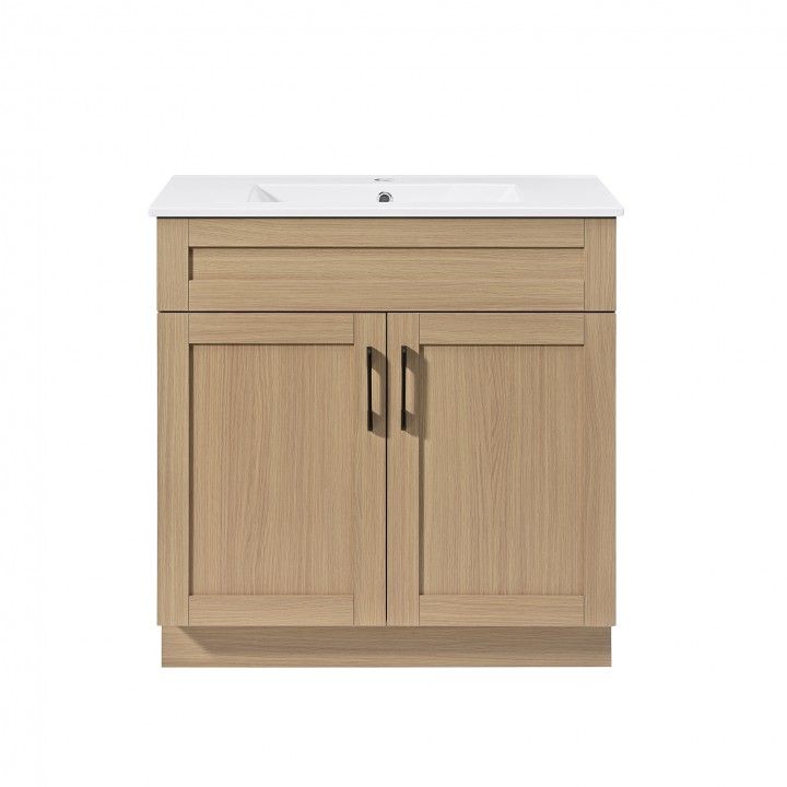 Lorena WC cabinet with washbasin Lorena WC cabinet with washbasin