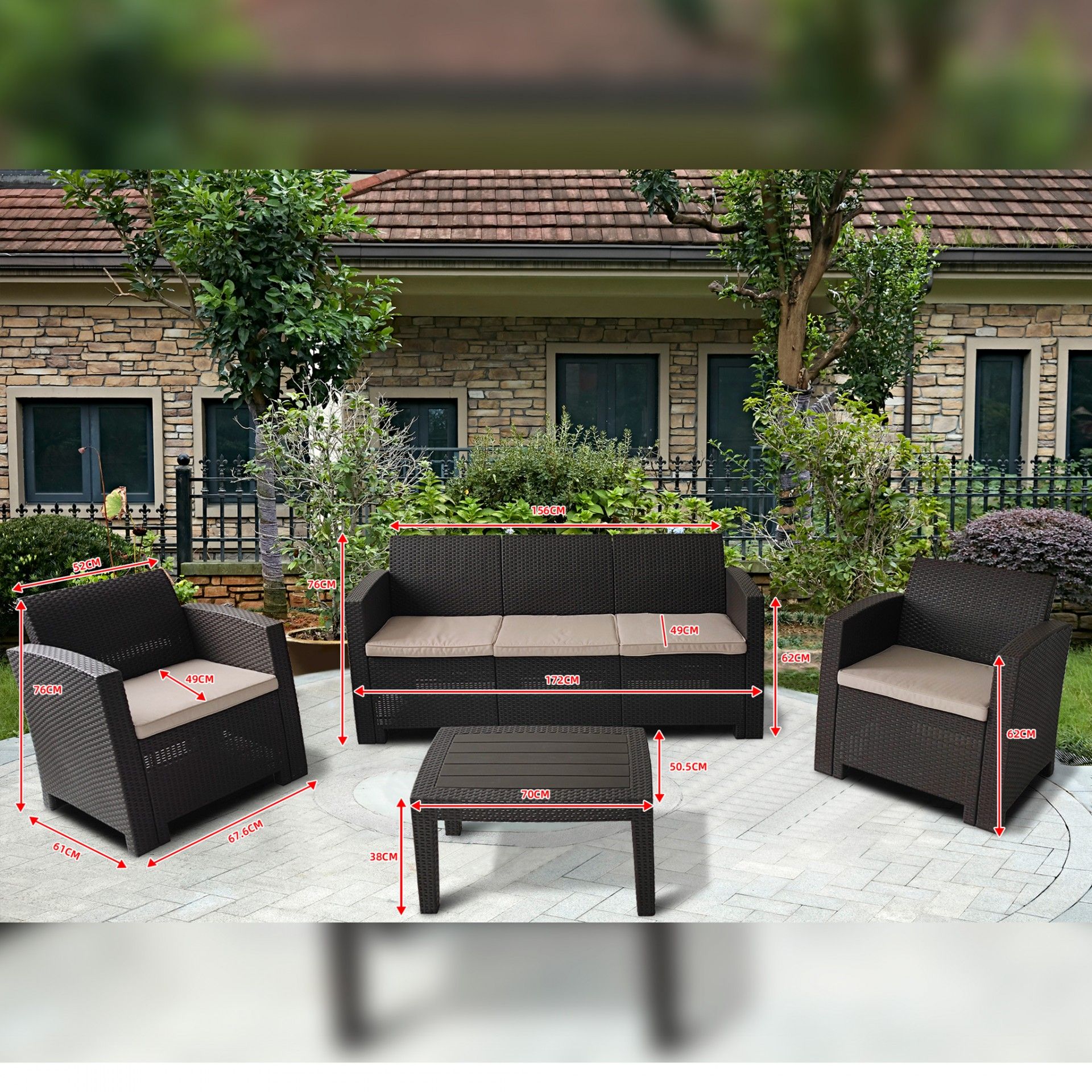 Allgarden Lombok Garden set