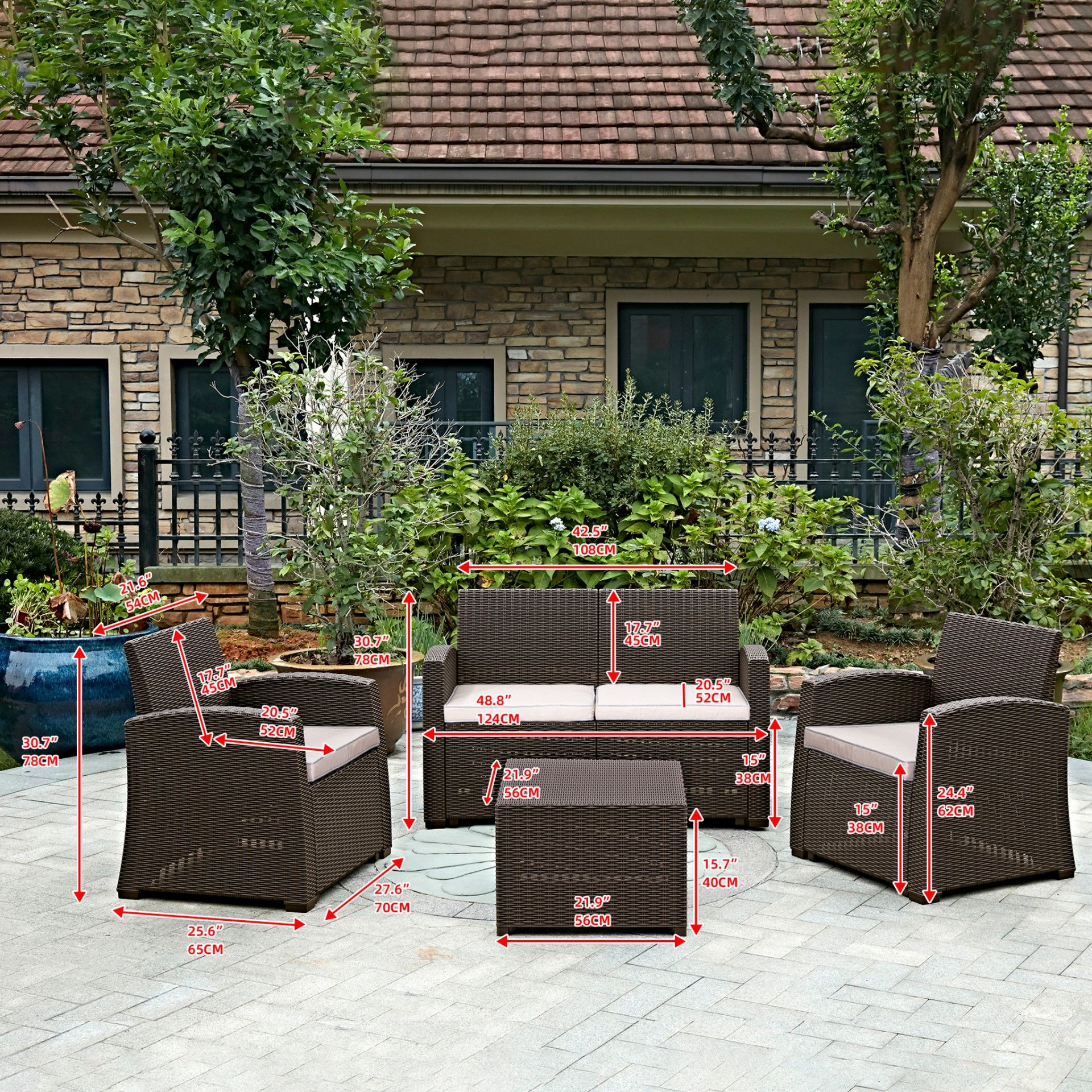 Allgarden Bali Garden set