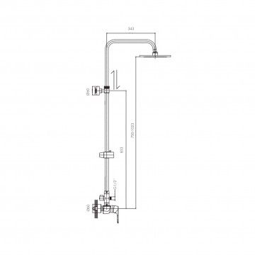 Ensemble de douche Mitos Ensemble de douche Mitos