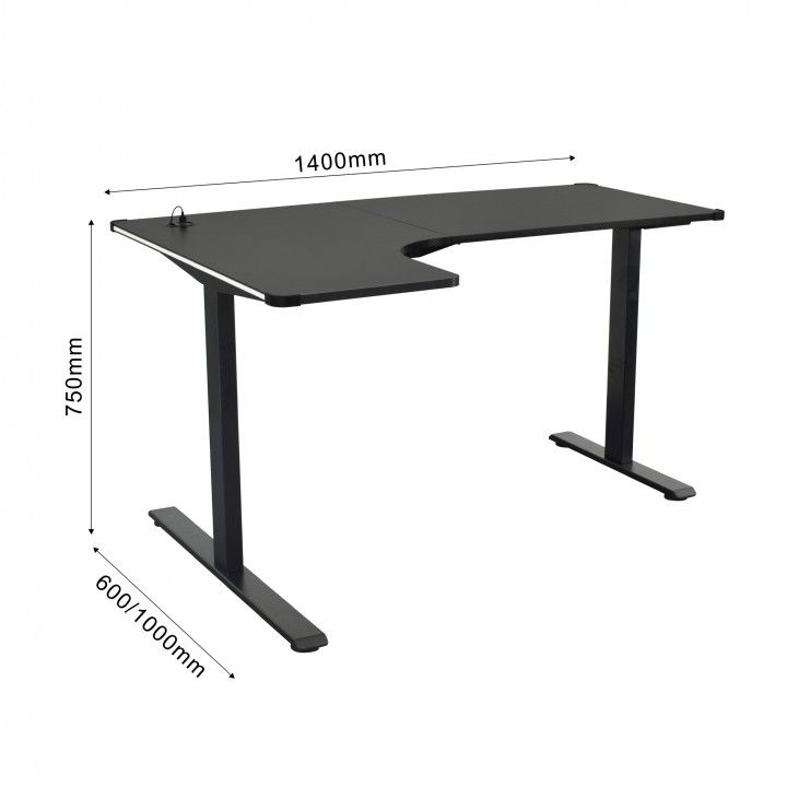 L-Shaped Gaming Desk L-Shaped Gaming Desk