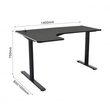 L-Shaped Gaming Desk L-Shaped Gaming Desk