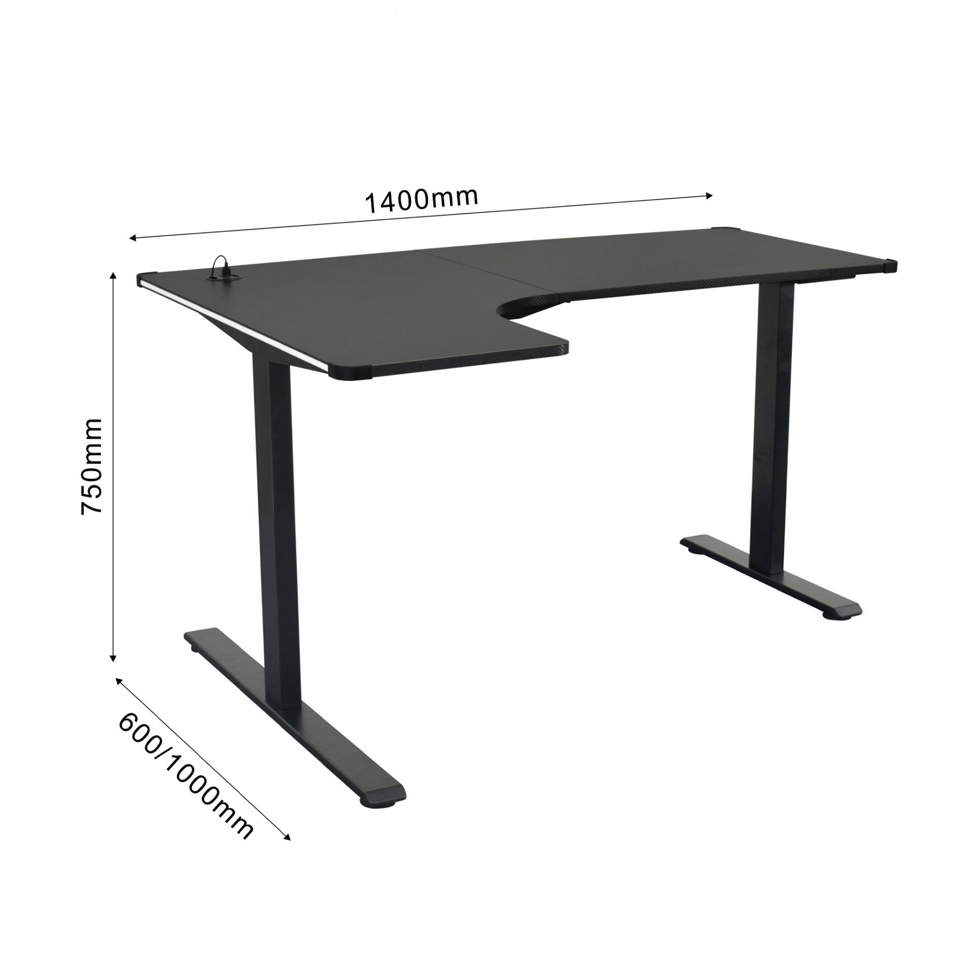 L-Shaped Gaming Desk