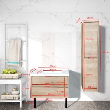 Meuble WC Plus avec lavabo Meuble WC Plus avec lavabo