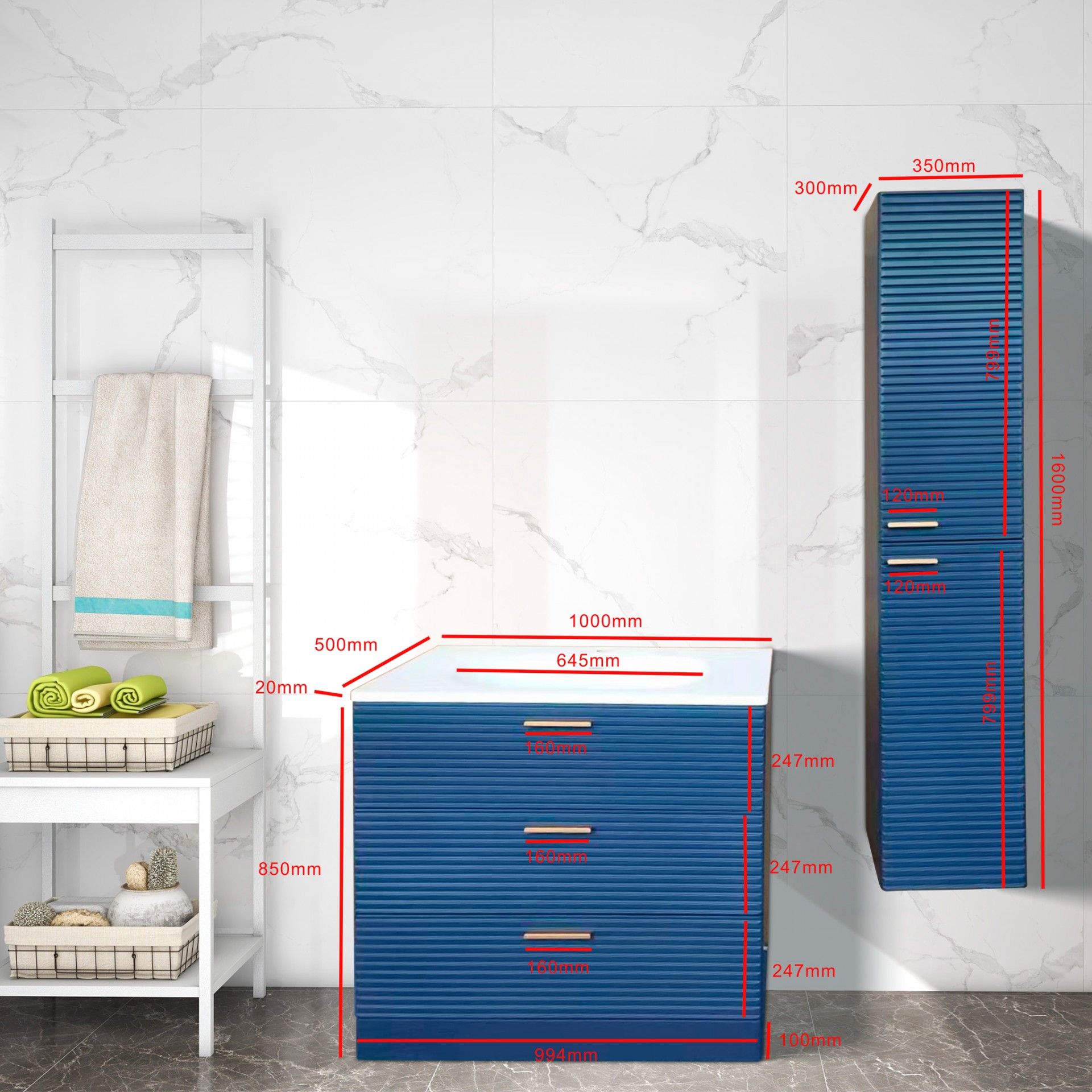 Colonne WC Elite avec portes