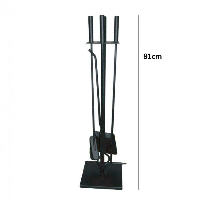Set de Lareira Aktive 4 Peas Preto