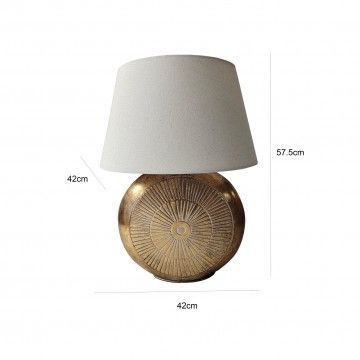 Candeeiro de Mesa Valentine Antique Ouro Candeeiro de Mesa Valentine Antique Ouro