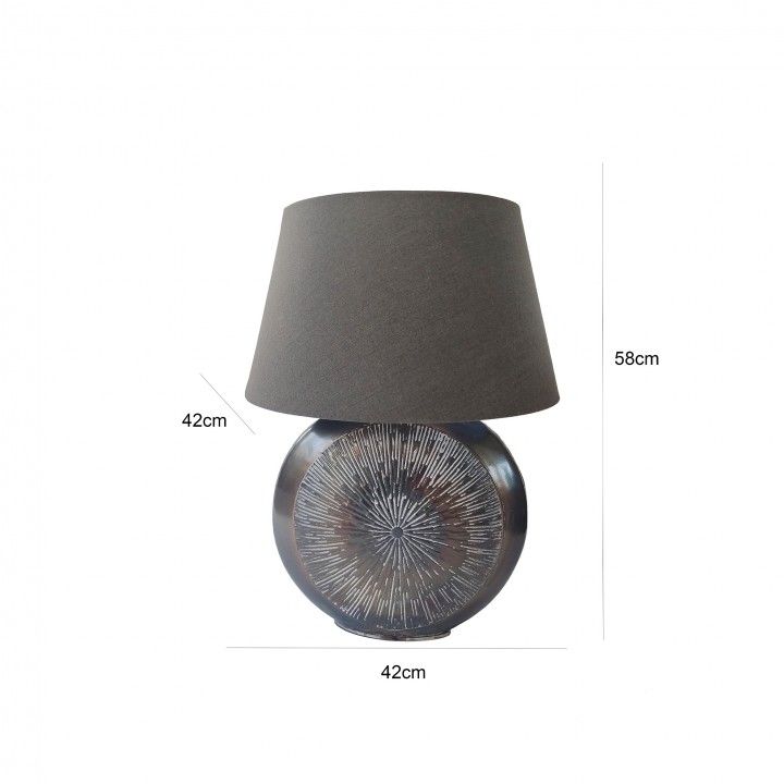 Candeeiro de Mesa Valentine Antique Natural