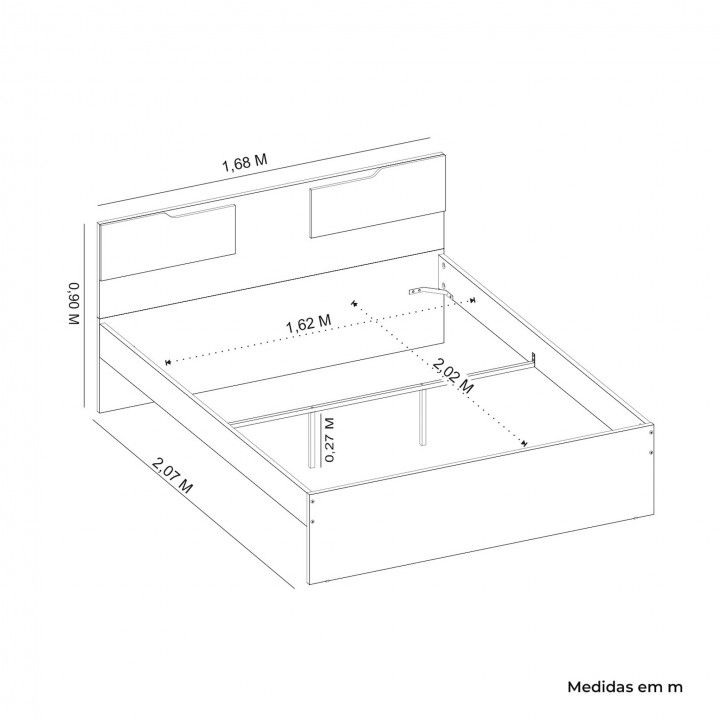 Cama de Casal Evo Cama de Casal Evo