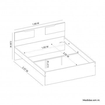 Cama de Casal Evo Cama de Casal Evo