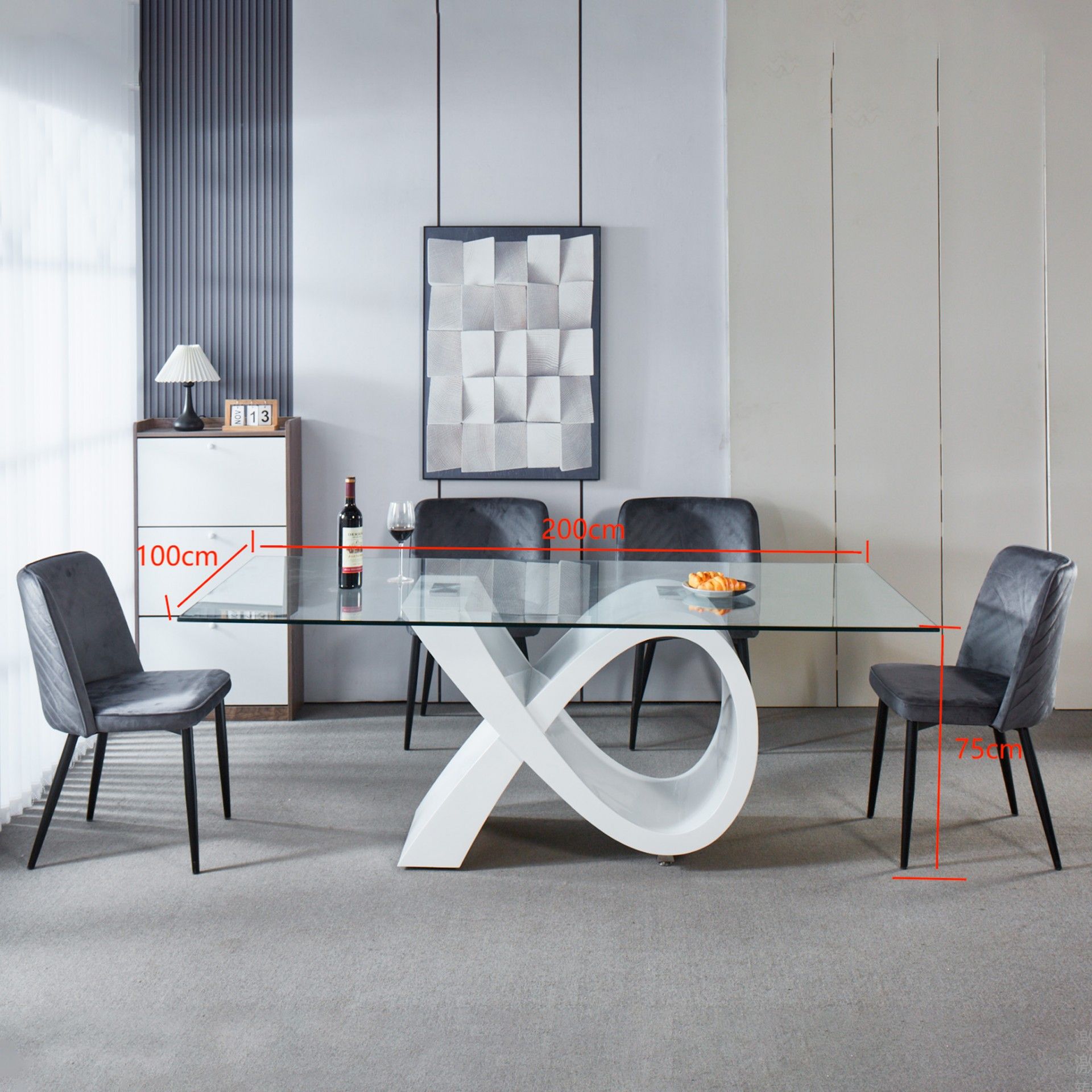 Mesa Retangular New Bari