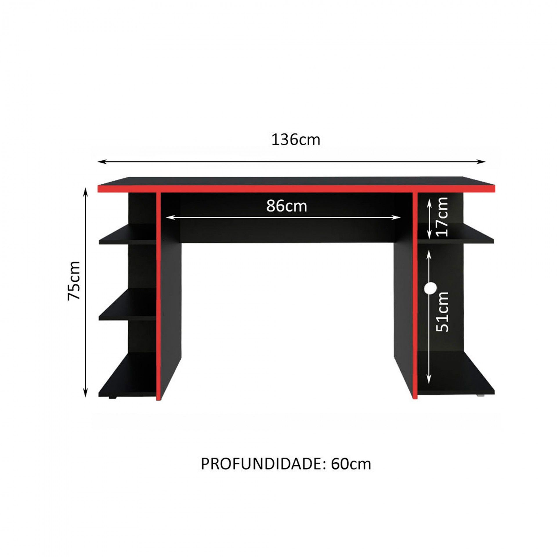 Secretária Gaming Ghost