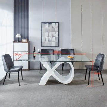 Mesa Retangular New Bari