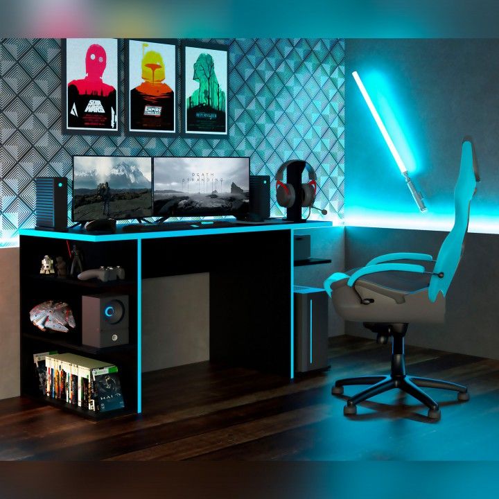 Secretária Gaming Ghost Secretária Gaming Ghost
