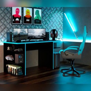 Secretária Gaming Ghost Secretária Gaming Ghost