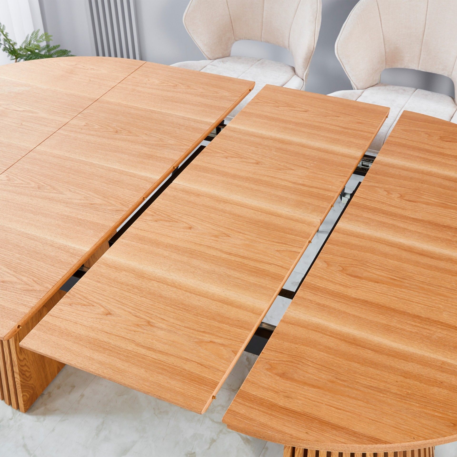 Mesa Oval Extensível Mura