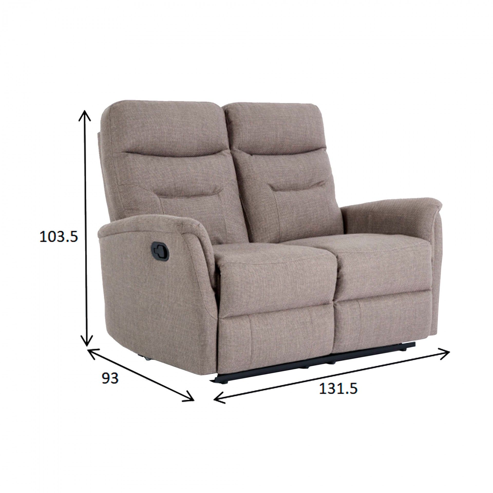 Sofá Relax Bufallo 2 Lugares