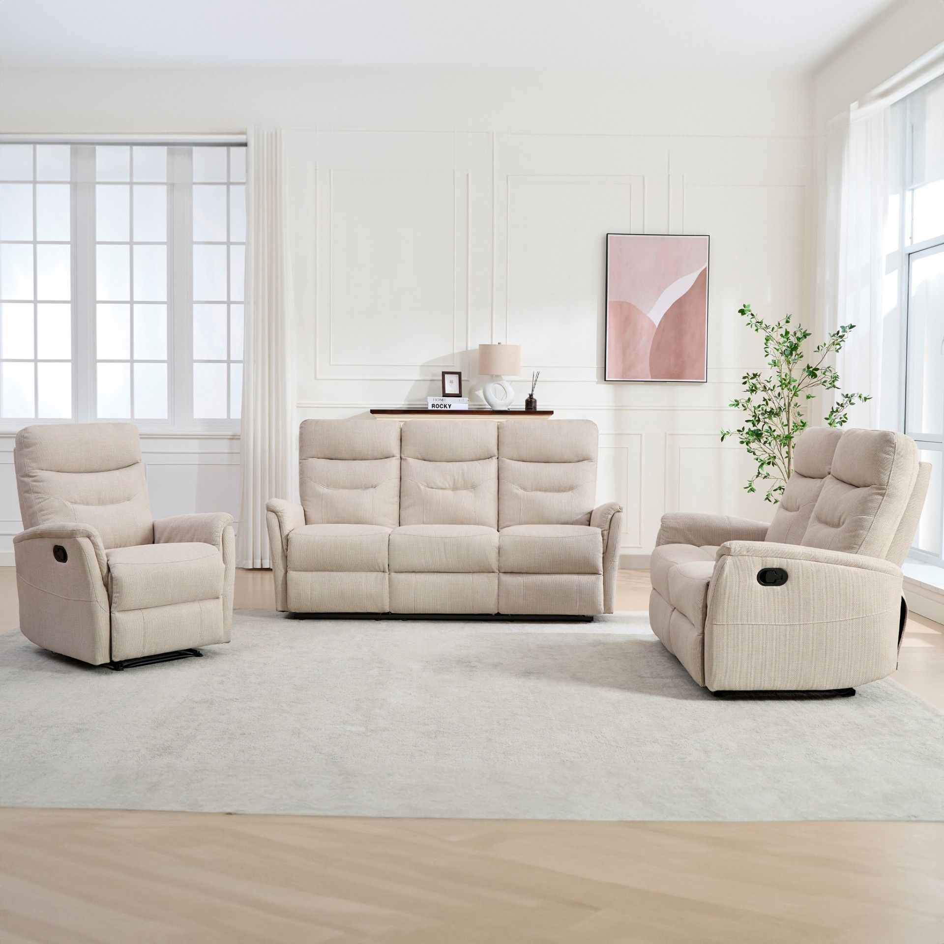 Sofá Relax Bufallo 3 Lugares